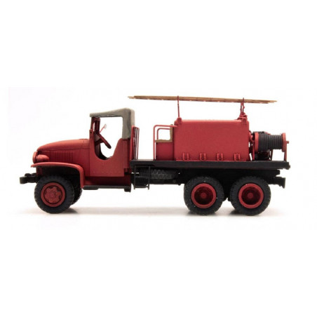 GMC Pompiers - cabine toile neutre - H0