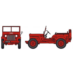 Jeep pompiers CCFL - Ville de Fumay - H0