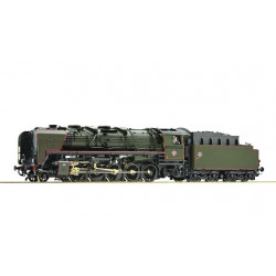 Locomotive à vapeur 150 X 35 SNCF - livrée vert/noir - dépôt de Thionville - époque III - digitale sonore - H0