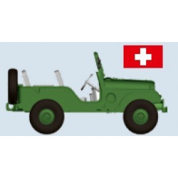 Jeep Universal - Armée suisse - H0