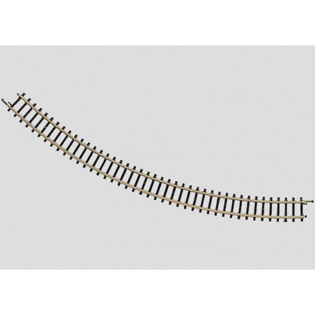 Rail courbe  - Z - code 60 - traverses bois - sans ballast - R2 : 195 mm - 8 coupons/cercle - courant continu